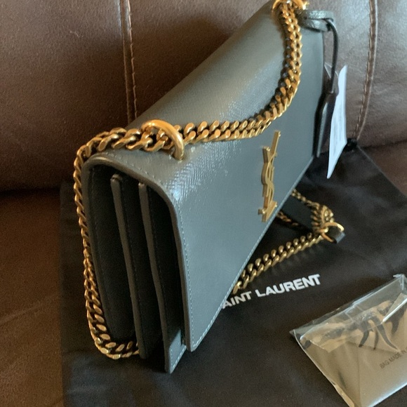 Saint Laurent Sunset Medium YSL Crossbody Bag - Picture 12 of 16